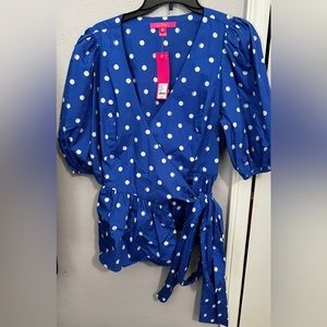 Lilly Pulitzer Kara Wrap Top NWT Sz 16